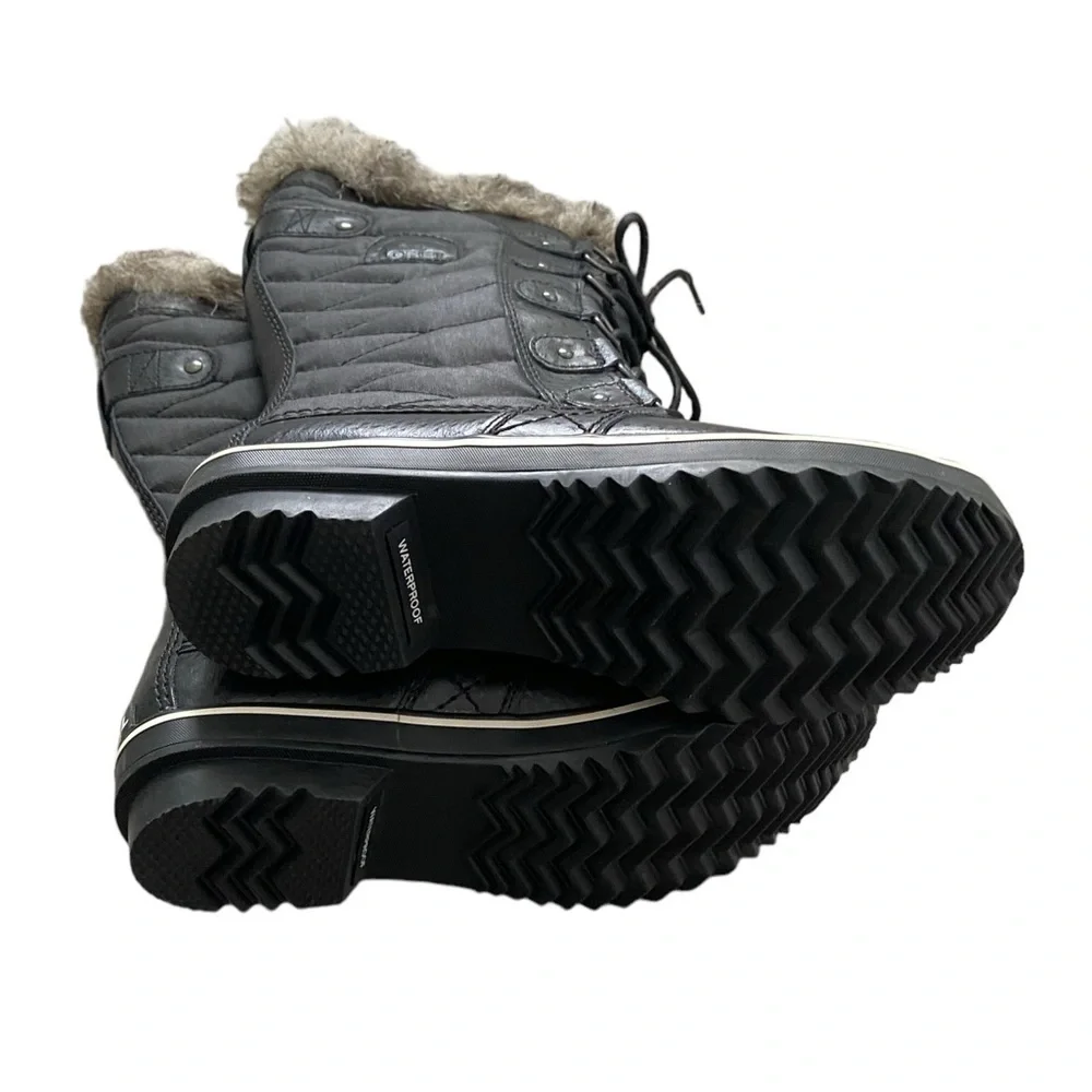 NWT Sorel Tofino II Faux Fur Lined Waterproof Boot Black